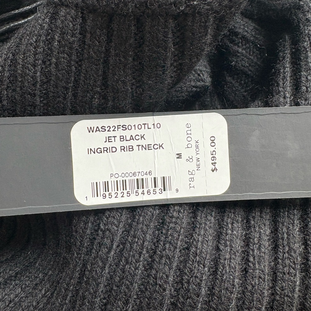 RAG & BONE Ingrid Rib TNeck - Picture 6 of 6
